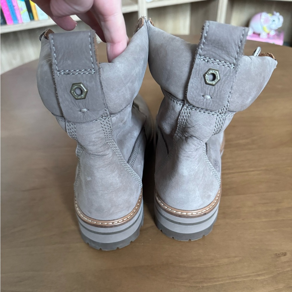 Timberland Women's Taupe Suede Boots - Picture 2 of 4